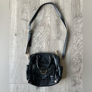 Michael Kors Black and Gold Crossbody Bag